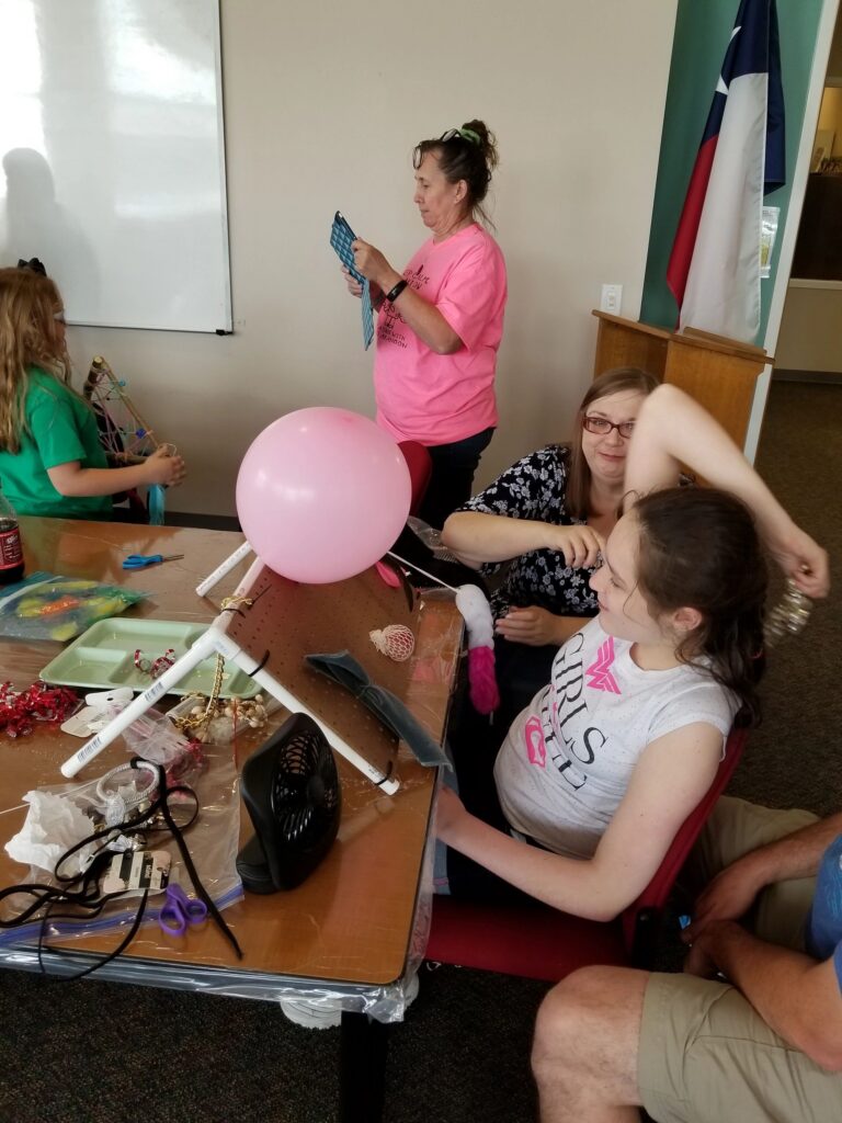 Artwork and artists from the December 2018 — Christmas Fun session at Creating With Blind Abandon.