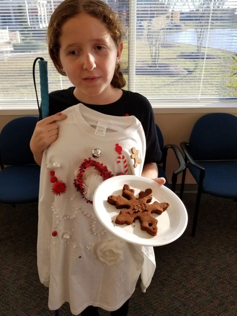 Artwork and artists from the December 2018 — Christmas Fun session at Creating With Blind Abandon.