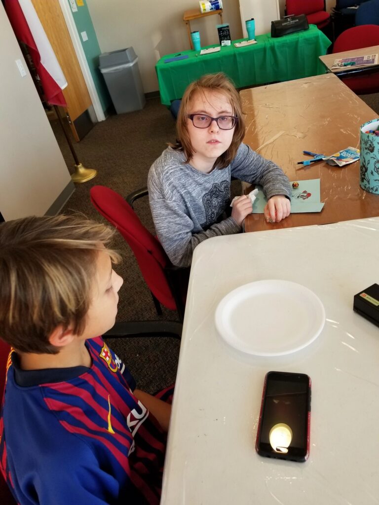 Artwork and artists from the December 2018 — Christmas Fun session at Creating With Blind Abandon.