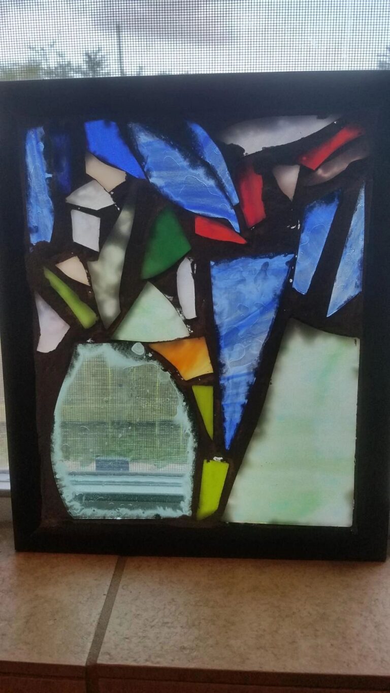 Artwork and artists from the July 2019 — Stained Glass with Rudy Anderson session at Creating With Blind Abandon.
