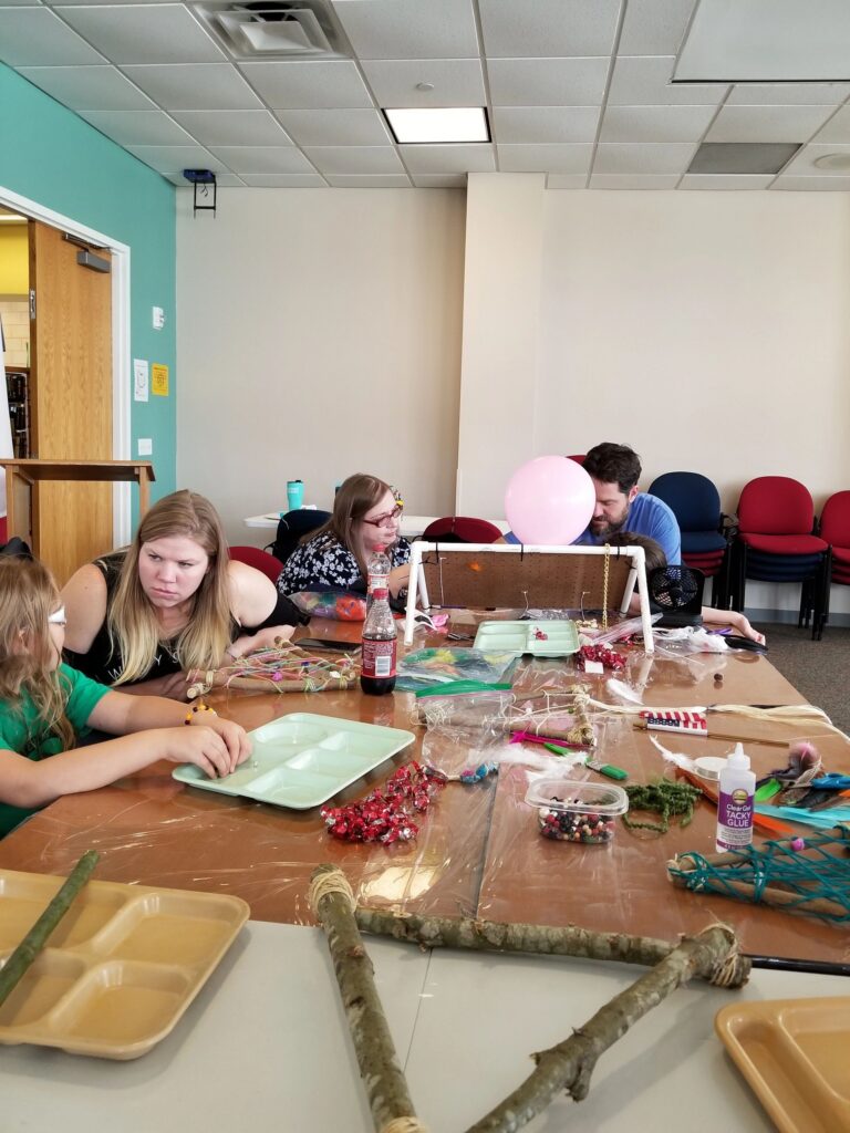 Artwork and artists from the December 2018 — Christmas Fun session at Creating With Blind Abandon.