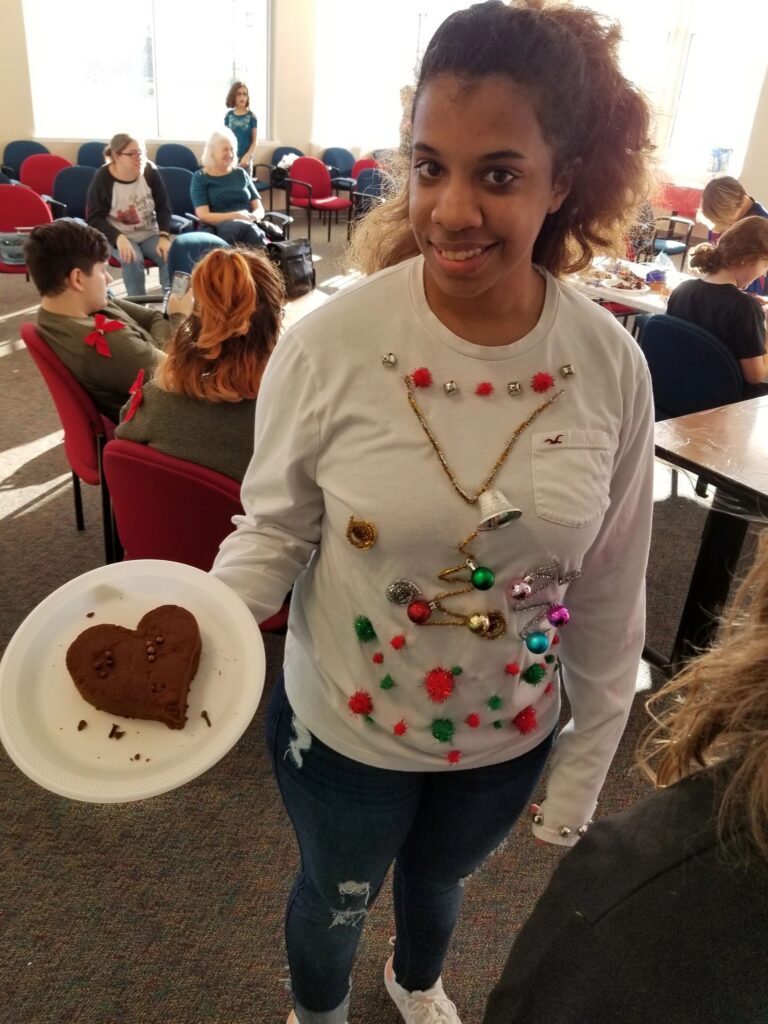 Artwork and artists from the December 2018 — Christmas Fun session at Creating With Blind Abandon.