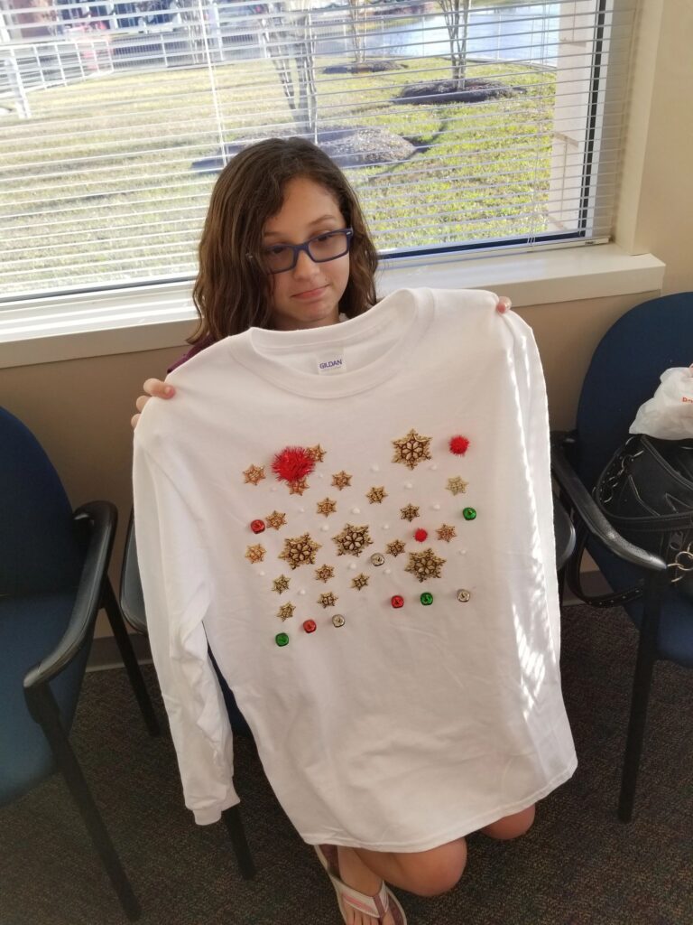 Artwork and artists from the December 2018 — Christmas Fun session at Creating With Blind Abandon.