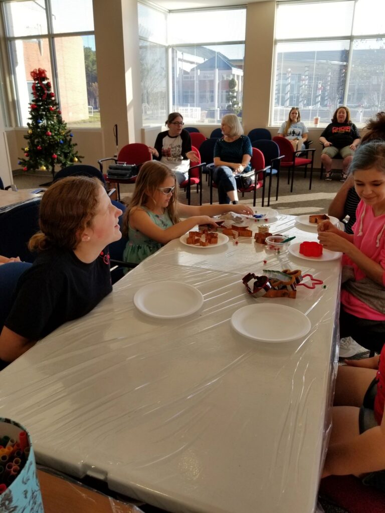 Artwork and artists from the December 2018 — Christmas Fun session at Creating With Blind Abandon.