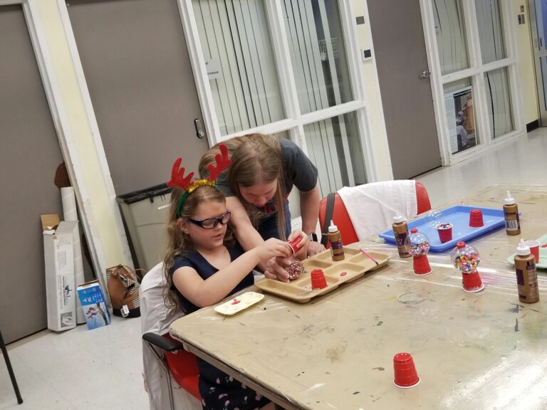 Artwork and artists from the Dec 2019 — Jeweled Christmas Trees session at Creating With Blind Abandon.