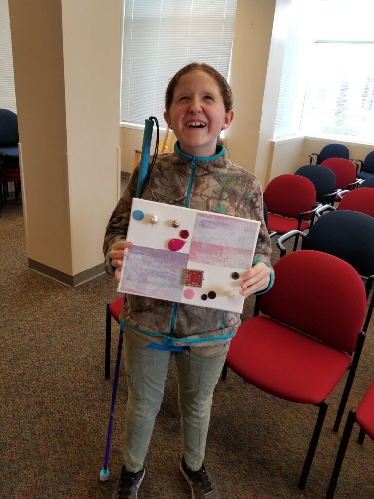 Artwork and artists from the March 2019 — Restaurant Art session at Creating With Blind Abandon.