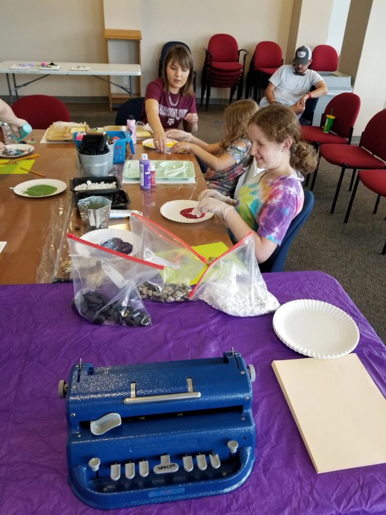 Artwork and artists from the May 2019 — Rocking Flowers for Mom! session at Creating With Blind Abandon.