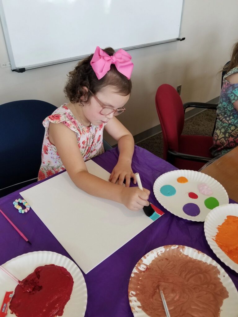Artwork and artists from the May 2019 — Rocking Flowers for Mom! session at Creating With Blind Abandon.