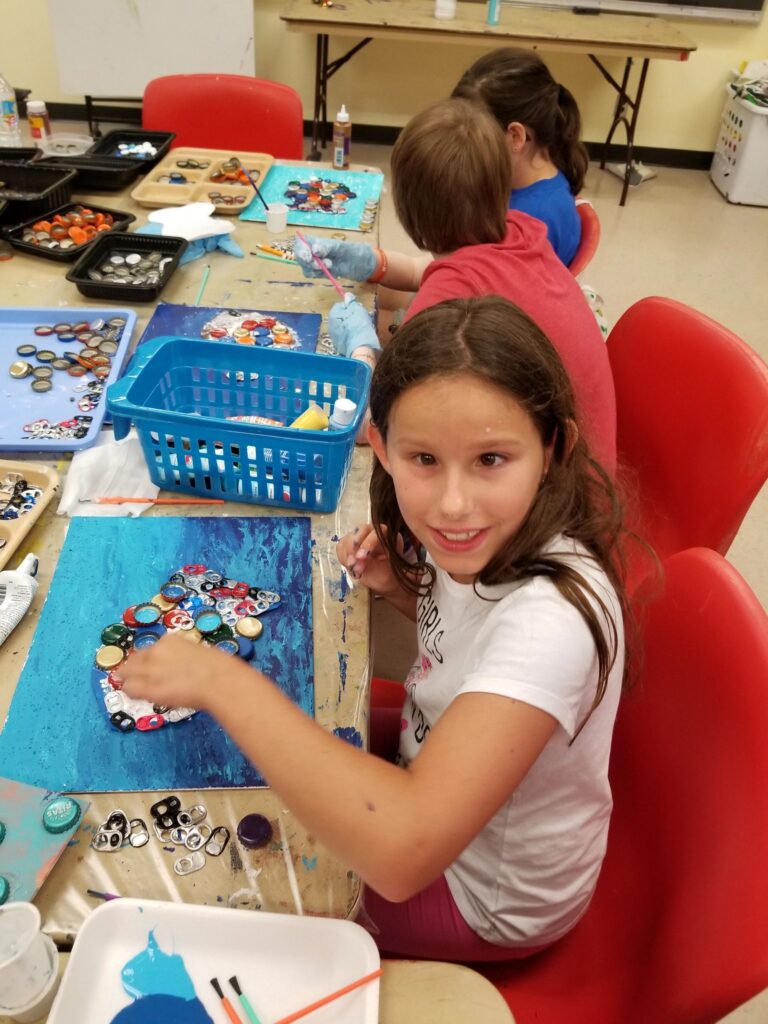 Artwork and artists from the June 2019 — A Fishy Situation session at Creating With Blind Abandon.