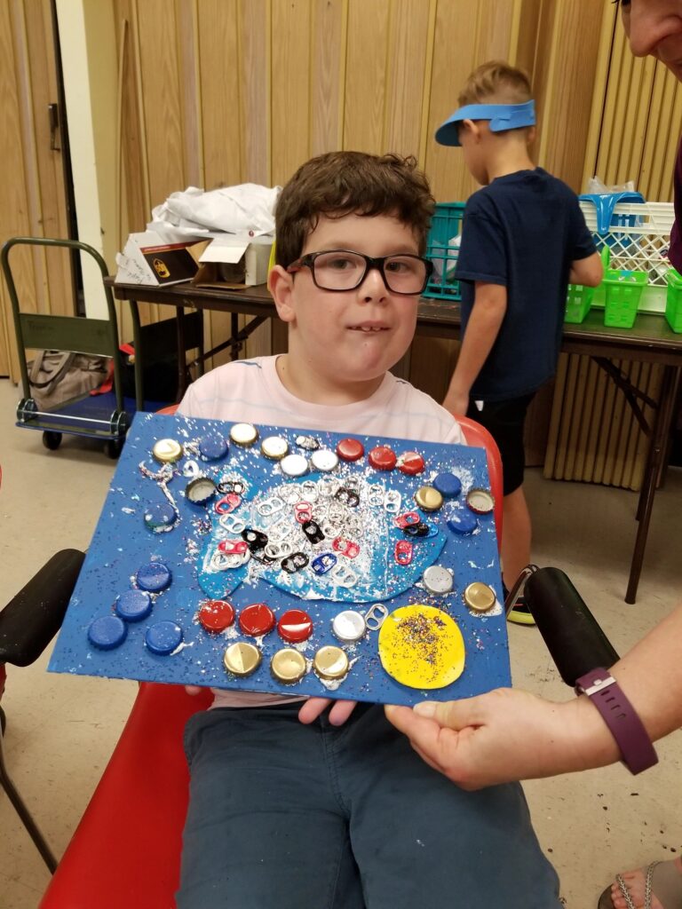Artwork and artists from the June 2019 — A Fishy Situation session at Creating With Blind Abandon.