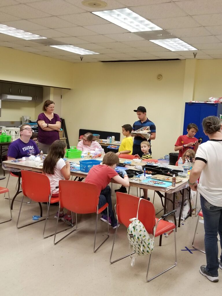 Artwork and artists from the June 2019 — A Fishy Situation session at Creating With Blind Abandon.