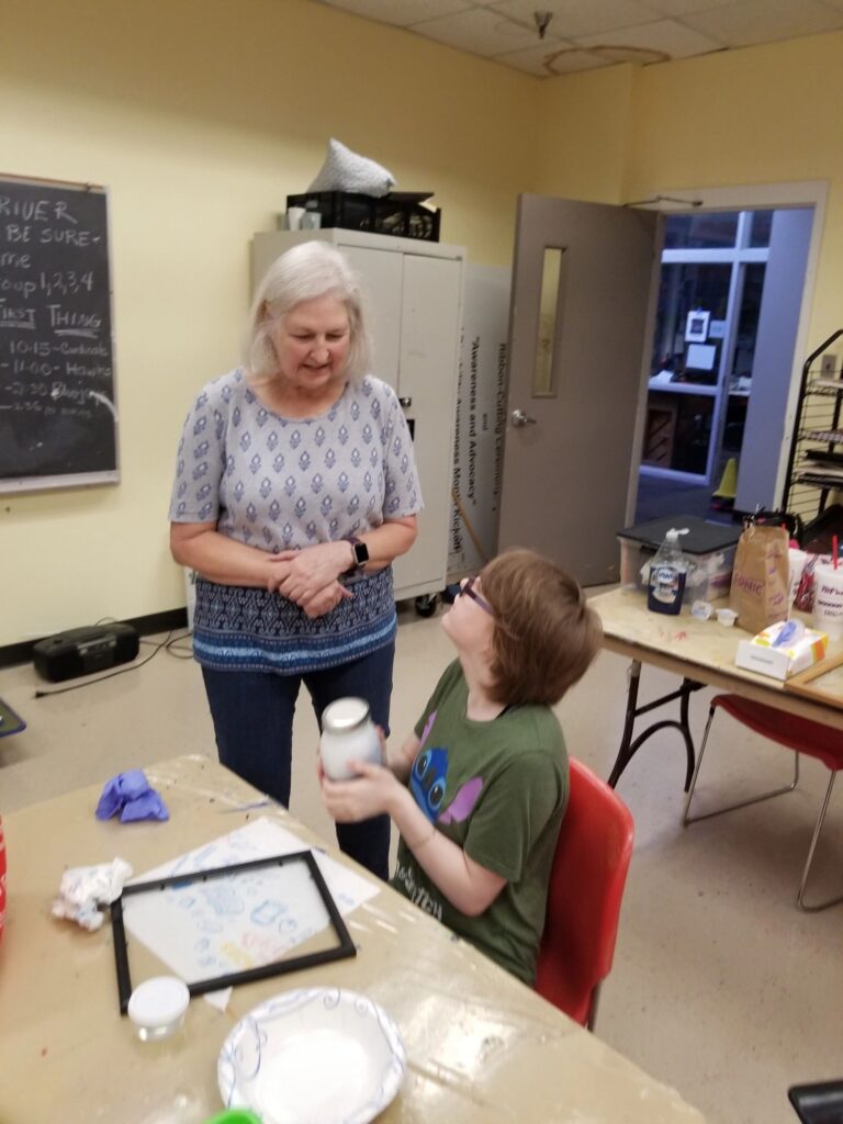 Artwork and artists from the July 2019 — Stained Glass with Rudy Anderson session at Creating With Blind Abandon.