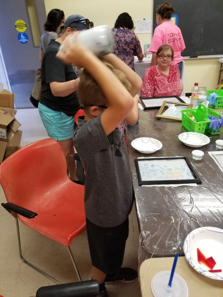 Artwork and artists from the July 2019 — Stained Glass with Rudy Anderson session at Creating With Blind Abandon.