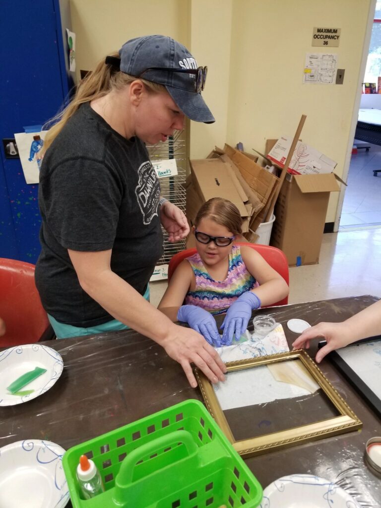 Artwork and artists from the July 2019 — Stained Glass with Rudy Anderson session at Creating With Blind Abandon.
