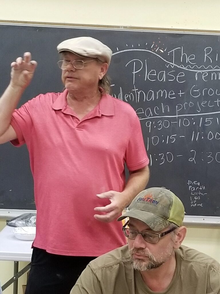 Artwork and artists from the July 2019 — Stained Glass with Rudy Anderson session at Creating With Blind Abandon.