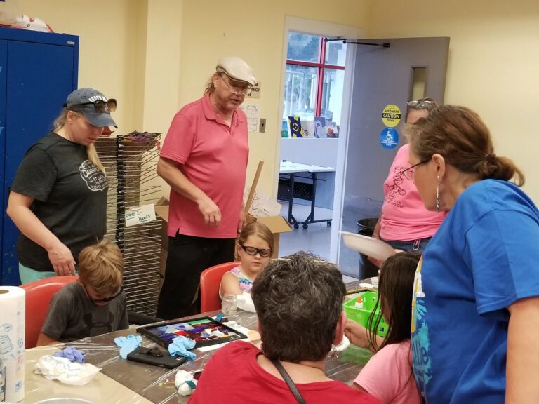 Artwork and artists from the July 2019 — Stained Glass with Rudy Anderson session at Creating With Blind Abandon.
