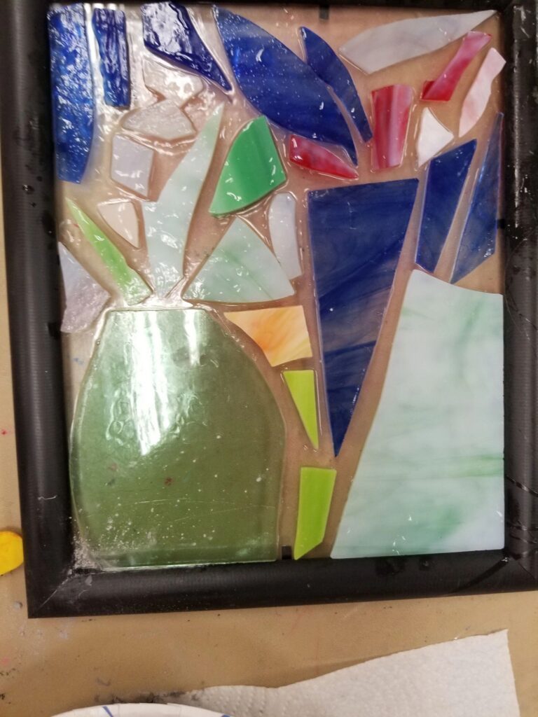 Artwork and artists from the July 2019 — Stained Glass with Rudy Anderson session at Creating With Blind Abandon.