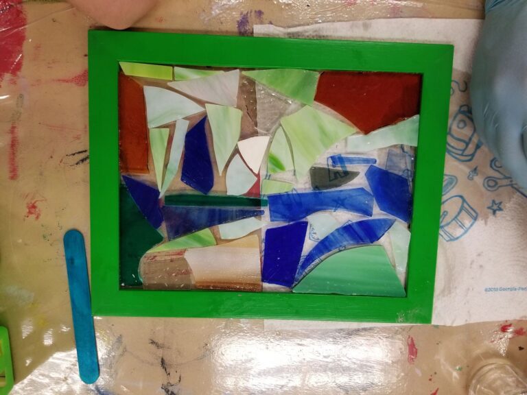 Artwork and artists from the July 2019 — Stained Glass with Rudy Anderson session at Creating With Blind Abandon.