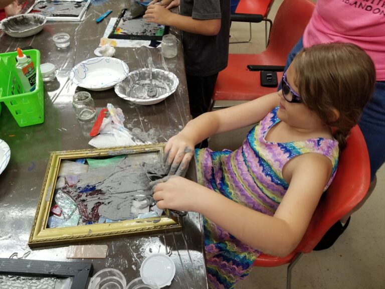 Artwork and artists from the July 2019 — Stained Glass with Rudy Anderson session at Creating With Blind Abandon.