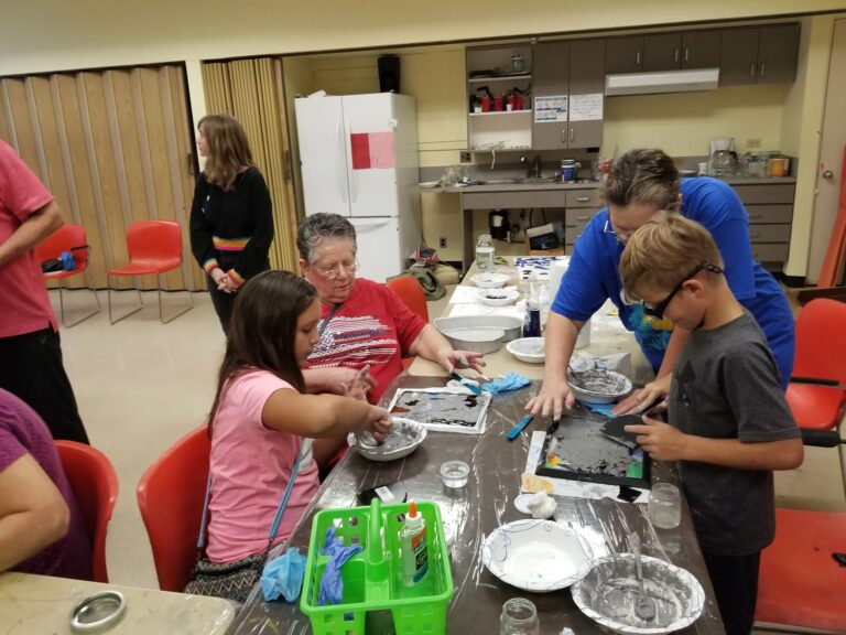 Artwork and artists from the July 2019 — Stained Glass with Rudy Anderson session at Creating With Blind Abandon.
