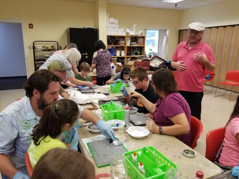 Artwork and artists from the July 2019 — Stained Glass with Rudy Anderson session at Creating With Blind Abandon.