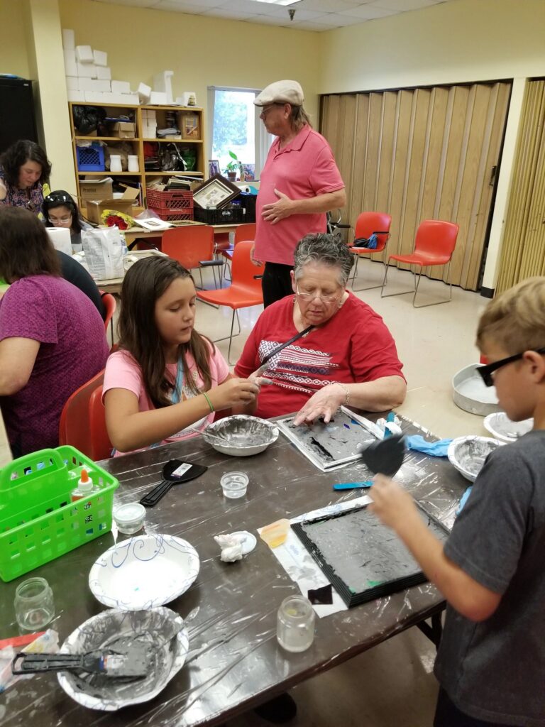 Artwork and artists from the July 2019 — Stained Glass with Rudy Anderson session at Creating With Blind Abandon.