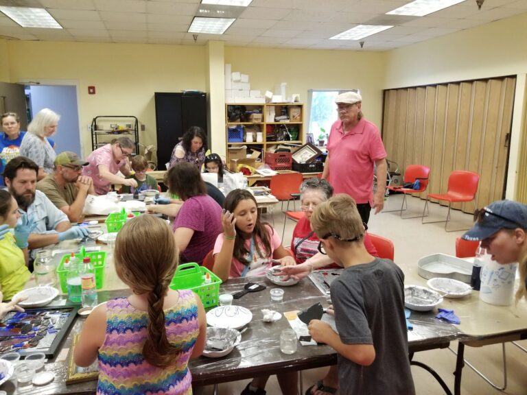 Artwork and artists from the July 2019 — Stained Glass with Rudy Anderson session at Creating With Blind Abandon.