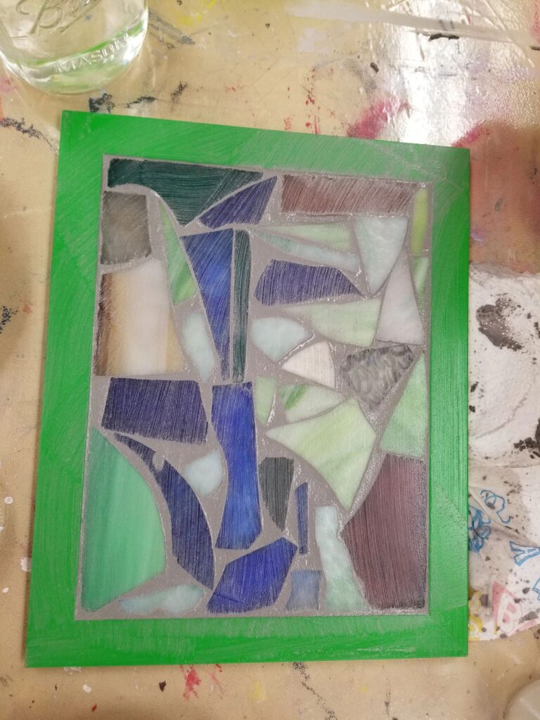 Artwork and artists from the July 2019 — Stained Glass with Rudy Anderson session at Creating With Blind Abandon.
