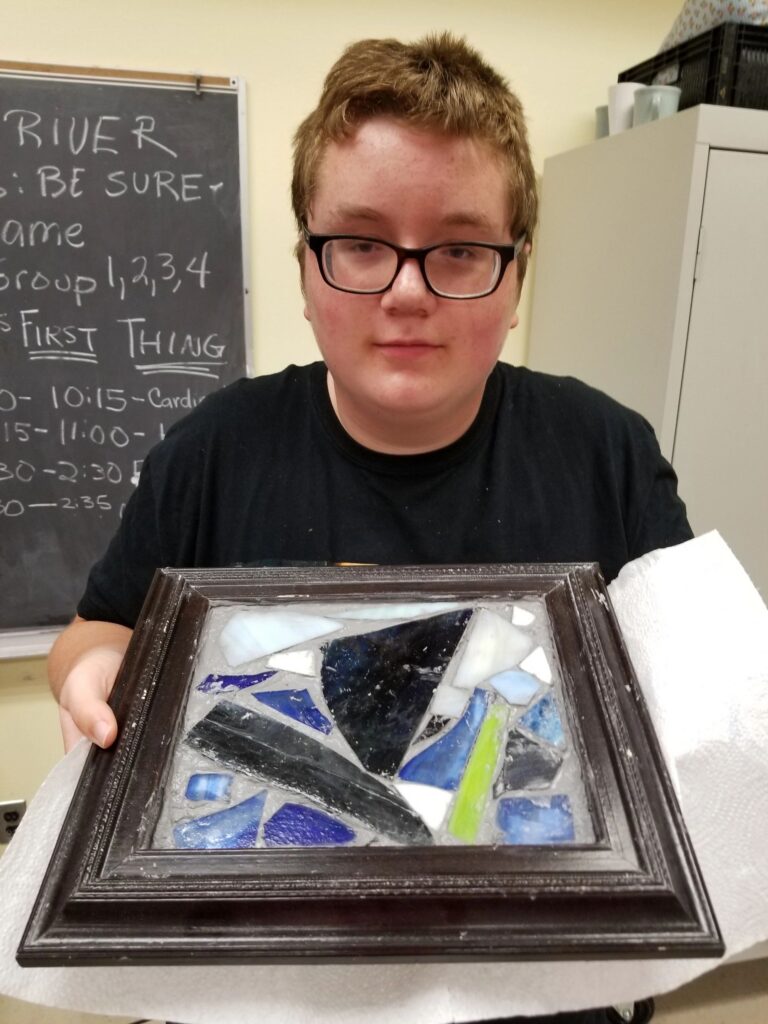 Artwork and artists from the July 2019 — Stained Glass with Rudy Anderson session at Creating With Blind Abandon.
