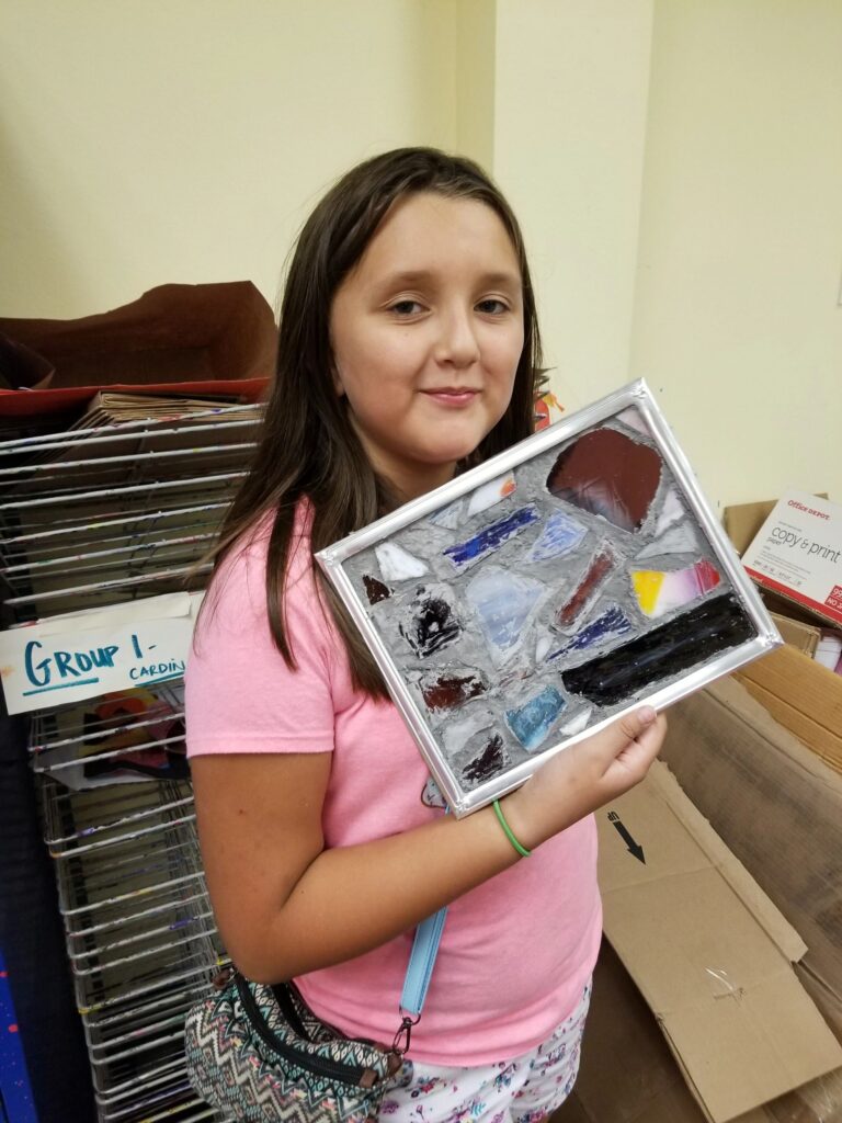 Artwork and artists from the July 2019 — Stained Glass with Rudy Anderson session at Creating With Blind Abandon.
