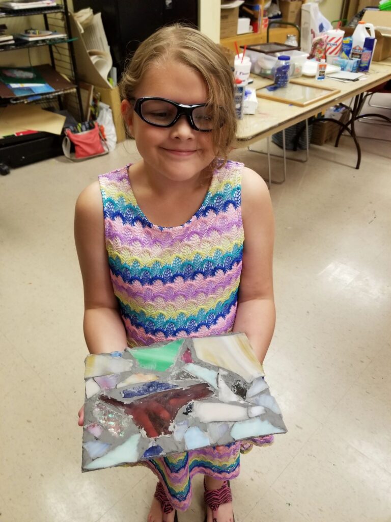 Artwork and artists from the July 2019 — Stained Glass with Rudy Anderson session at Creating With Blind Abandon.