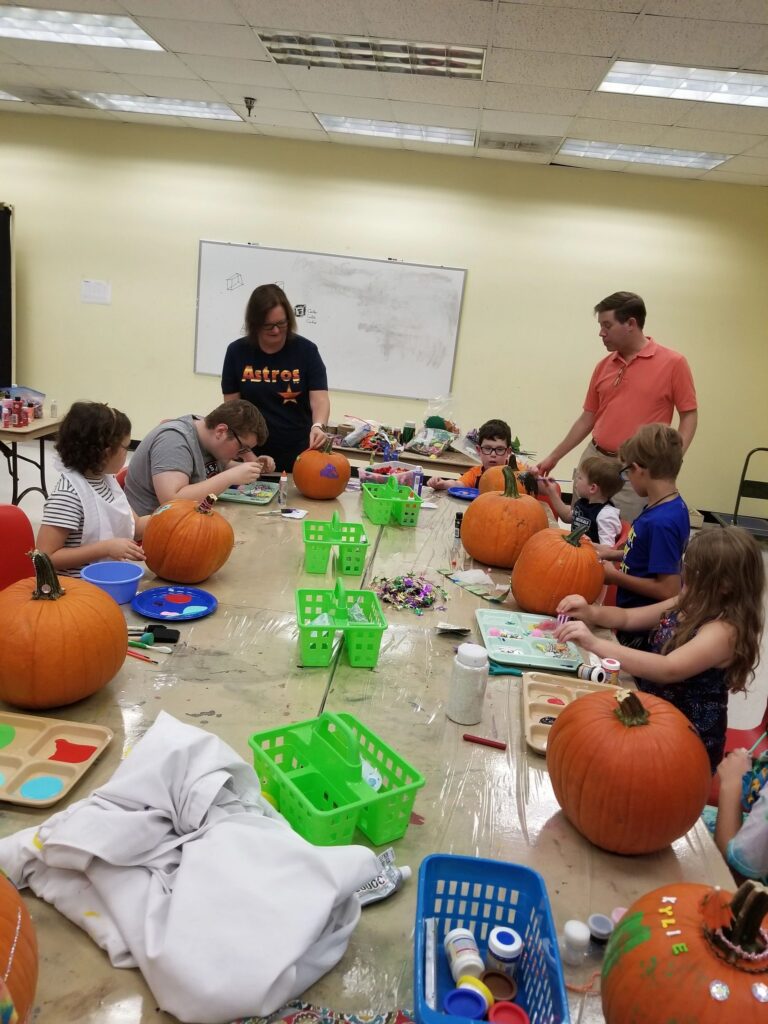 Artwork and artists from the October 2019 is for Pumpkins session at Creating With Blind Abandon.