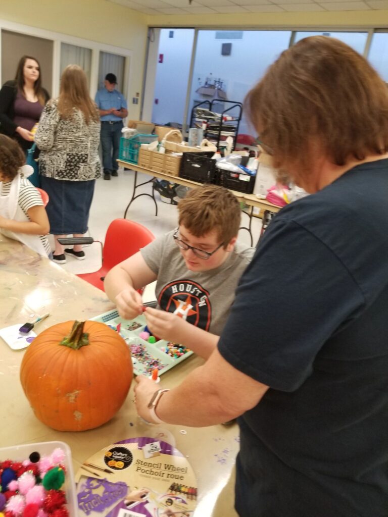 Artwork and artists from the October 2019 is for Pumpkins session at Creating With Blind Abandon.