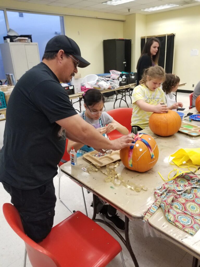 Artwork and artists from the October 2019 is for Pumpkins session at Creating With Blind Abandon.