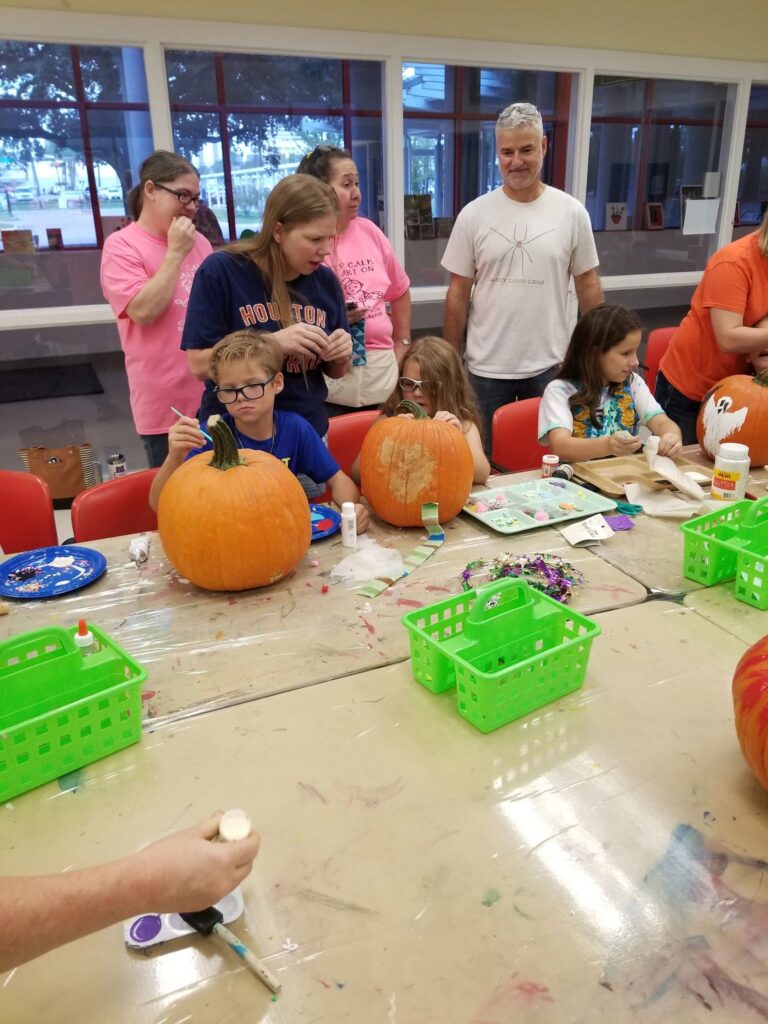 Artwork and artists from the October 2019 is for Pumpkins session at Creating With Blind Abandon.