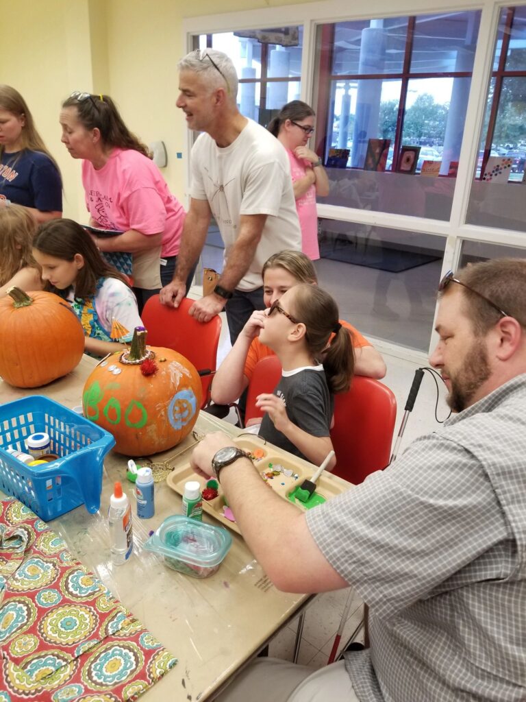 Artwork and artists from the October 2019 is for Pumpkins session at Creating With Blind Abandon.