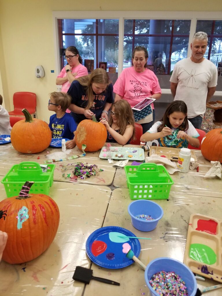 Artwork and artists from the October 2019 is for Pumpkins session at Creating With Blind Abandon.