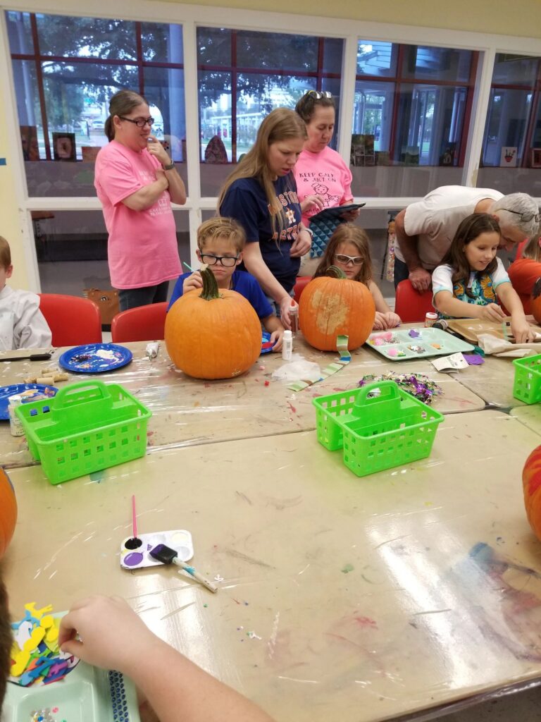 Artwork and artists from the October 2019 is for Pumpkins session at Creating With Blind Abandon.