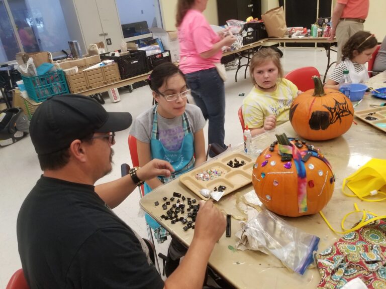 Artwork and artists from the October 2019 is for Pumpkins session at Creating With Blind Abandon.