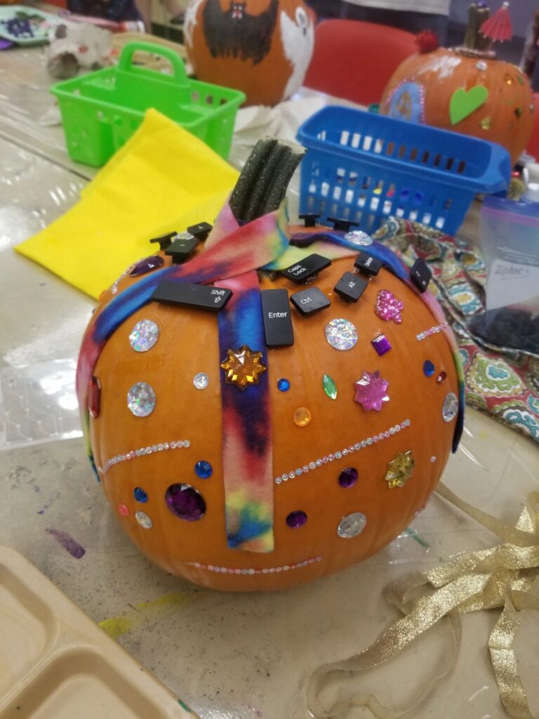 Artwork and artists from the October 2019 is for Pumpkins session at Creating With Blind Abandon.