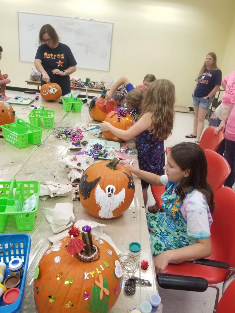Artwork and artists from the October 2019 is for Pumpkins session at Creating With Blind Abandon.
