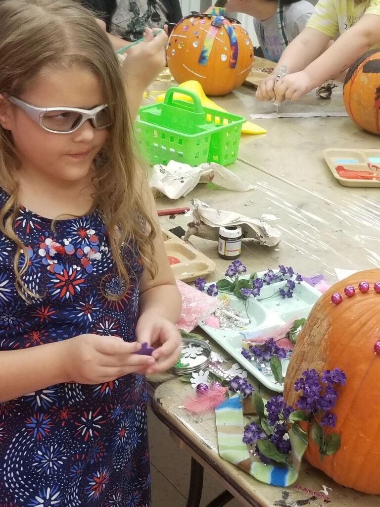 Artwork and artists from the October 2019 is for Pumpkins session at Creating With Blind Abandon.