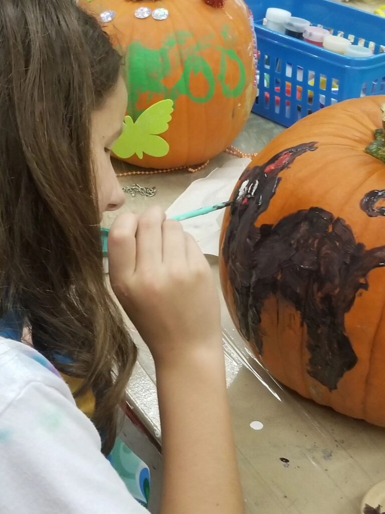 Artwork and artists from the October 2019 is for Pumpkins session at Creating With Blind Abandon.