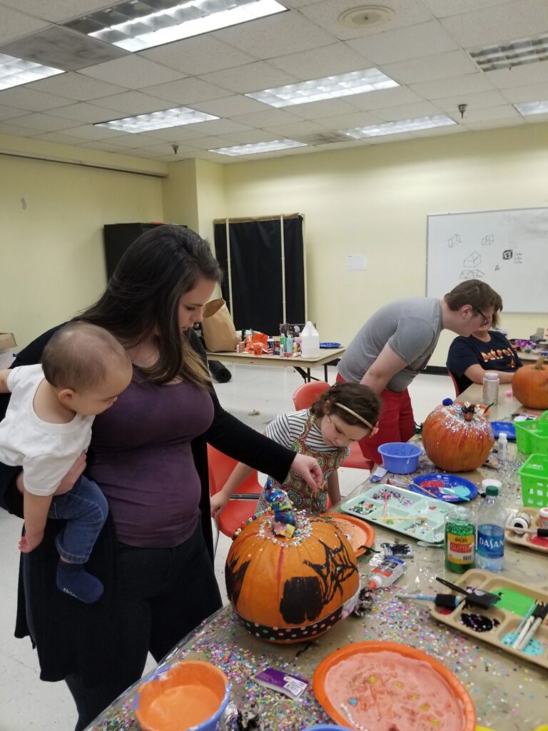Artwork and artists from the October 2019 is for Pumpkins session at Creating With Blind Abandon.