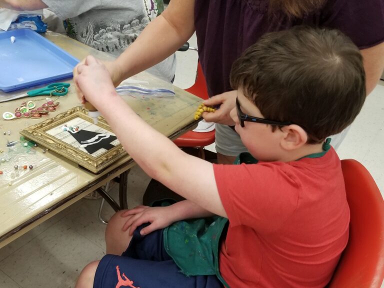 Artwork and artists from the Dec 2019 — Jeweled Christmas Trees session at Creating With Blind Abandon.