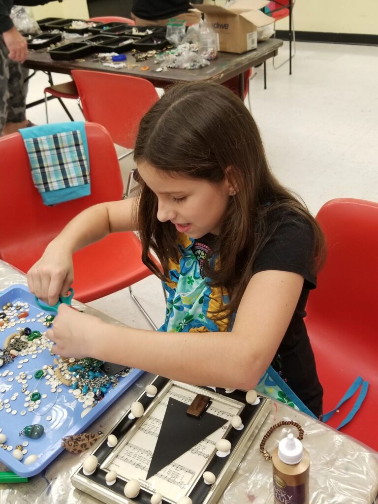 Artwork and artists from the Dec 2019 — Jeweled Christmas Trees session at Creating With Blind Abandon.