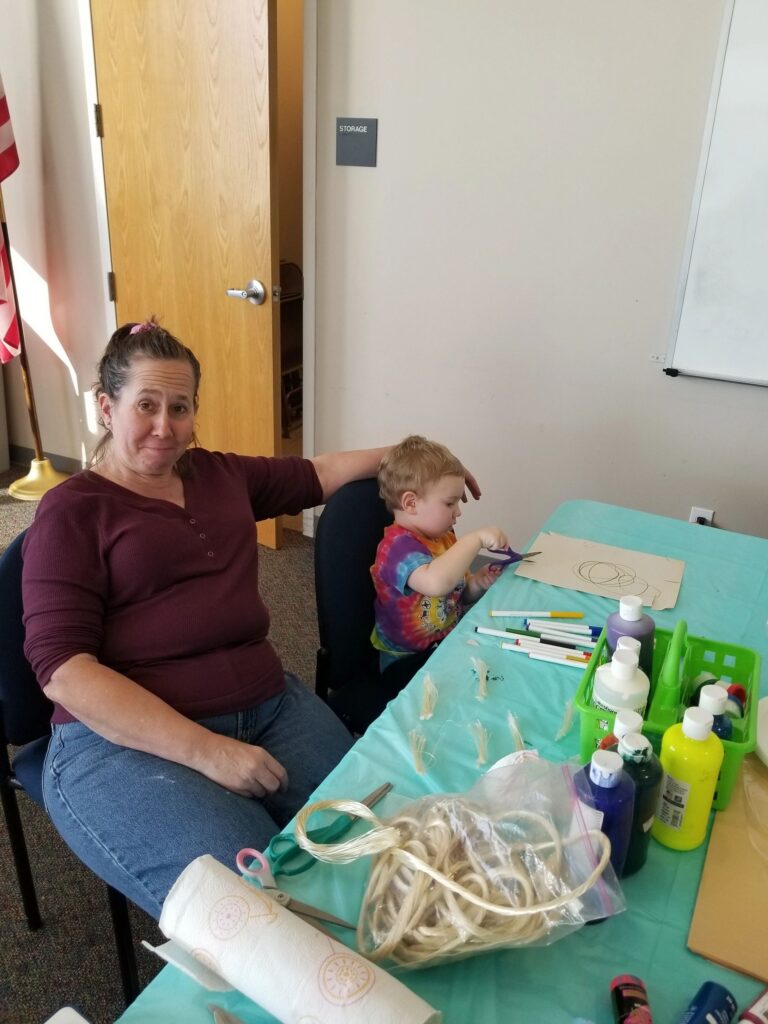 Artwork and artists from the January 2019 — Braille Art on Canvas session at Creating With Blind Abandon.