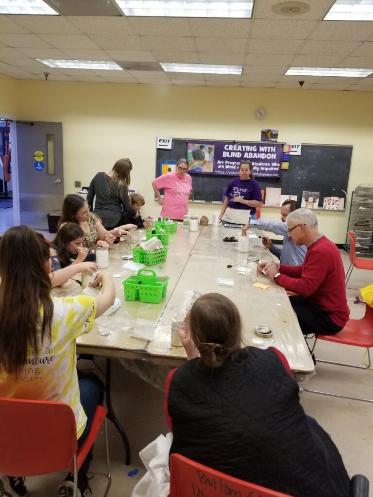 Artwork and artists from the Nov 2019 — We Are Thankful session at Creating With Blind Abandon.