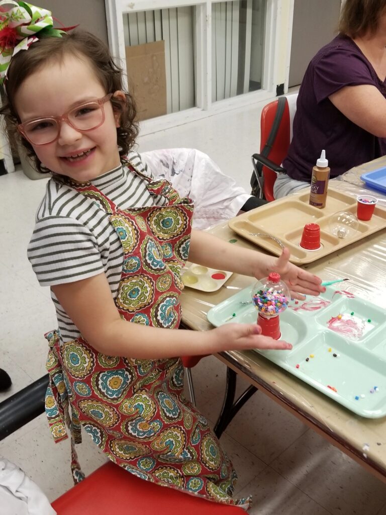 Artwork and artists from the Dec 2019 — Jeweled Christmas Trees session at Creating With Blind Abandon.