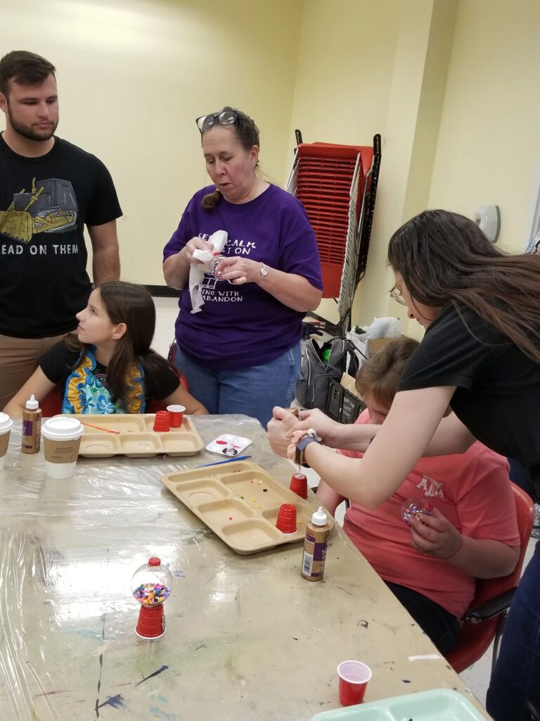 Artwork and artists from the Dec 2019 — Jeweled Christmas Trees session at Creating With Blind Abandon.